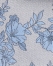 Tonal Floral Silk Pocket Square, Stone/Blue, swatch